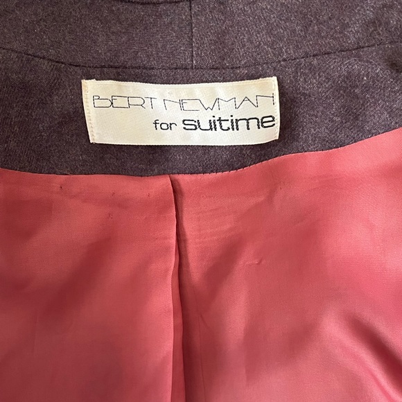 Authentic Vintage Bert Newman, Suitime, Wool Blazer Jacket - Picture 7 of 7